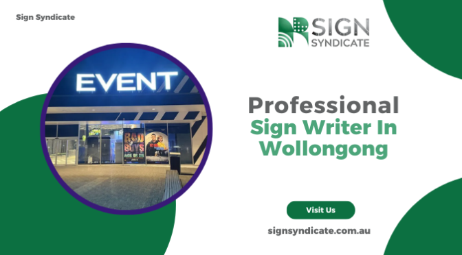 Sign Writer- Crafting Impressions with Custom Signs for Your Business